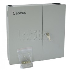 Бокс оптический настенный на 8 ST(FC) со сплайс пластиной (без пигтейлов и проходных адаптеров) Cabeus FO-WL-8ST-K