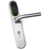 Замок для двери электромеханический IronLogic Eurolock EHT net (серебро) dd=85 мм