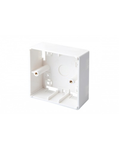 Коробка для рамок 86 × 86 глубина 40 мм, белый Eurolan (16H-FR-40WT-1) в Рубцовске Распределительные коробки Pintop.ru