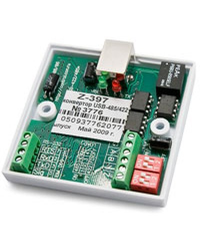 Конвертер специальный с гальванической развязкой USB RS422/485 IronLogic Z-397 (мод. USB) в Рубцовске Сетевая СКУД Matrix Pintop.ru