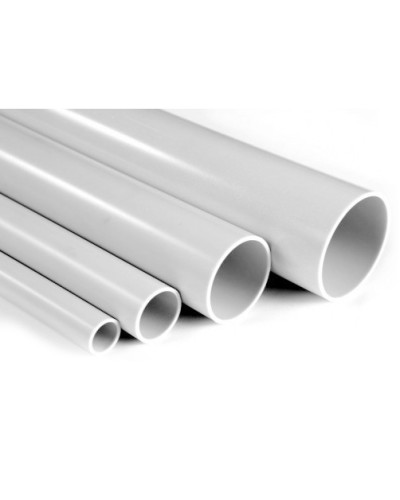 Труба гладкая самозатухающий ПВХ 50 мм IEK CTR10-050-K41-015I (15 м) в Рубцовске Гладкая труба Pintop.ru