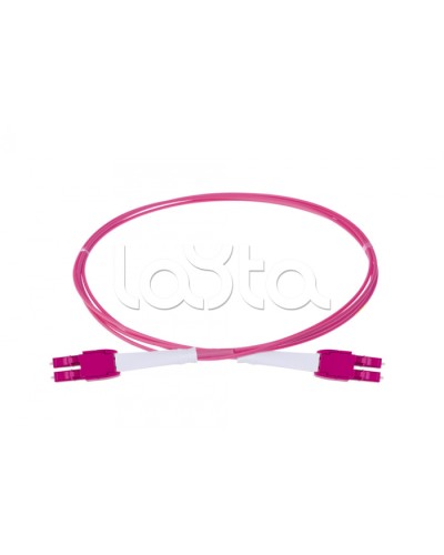 Оптический шнур HD, OM4, 2×50/125, дуплекс LC - дуплекс LC, UNIBOOT PUSH-PULL, 2 м Eurolan (41B-40-LC-LC-02) в Рубцовске Патч-корды и пигтейлы Pintop.ru