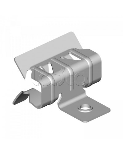 Зажим балочный 15-20 мм с отгибом и резьбой М6 Промрукав (PR08.5846) в Рубцовске Аксессуары для лотков Pintop.ru