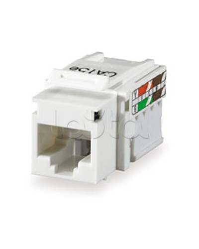 RJ-45 Модуль инф.розетки 110/Krone 5e кат.,бел. CL-0006 Экопласт (87545) в Рубцовске Кроссовое оборудование тип Krone Pintop.ru