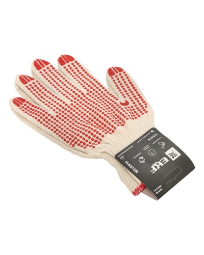 Перчатки рабочие ТОЧКА с ПВХ-покрытием (10 класс, 10 разм) EKF Master (pe10ct-10-mas) в Рубцовске Аксессуары для кабель-канала Pintop.ru