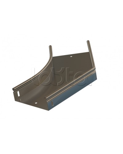 Угол 45° горизонтальный плавный Hyperline RST-AHS45-150-50-0,8-R100-SZ в Рубцовске Аксессуары для лотков Pintop.ru