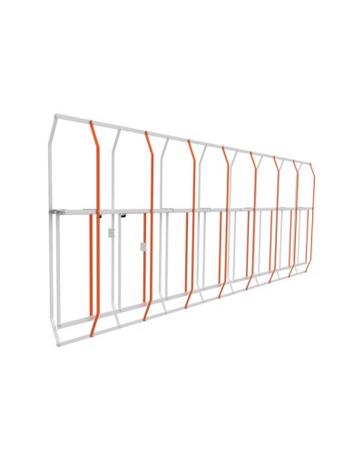 Шторка стрелы шлагбаумов GT высотой 1,3 м (модуль 1721 мм) Came 803XA-0350 в Рубцовске Запчасти для шлагбаумов и автоматики Pintop.ru