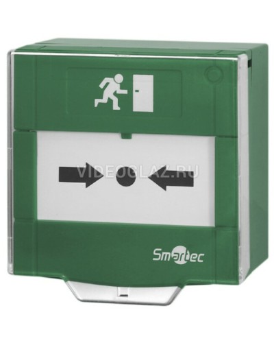 Устройство разблокировки двери с восстанавливаемой вставкой Smartec ST-ER105D-GN в Рубцовске Кнопки выхода Pintop.ru