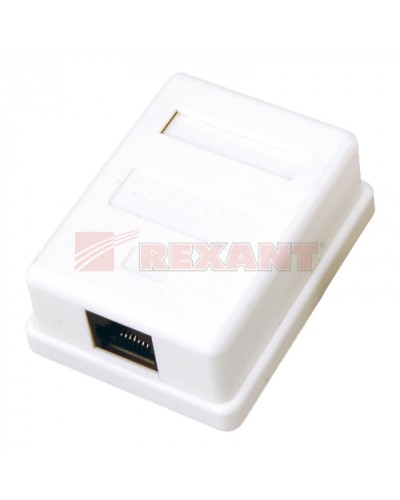 Розетка компьютерная 1xRJ-45 CAT5e (25шт/уп) REXANT 03-0121 в Рубцовске Розетки компьютерные и телефонные Pintop.ru