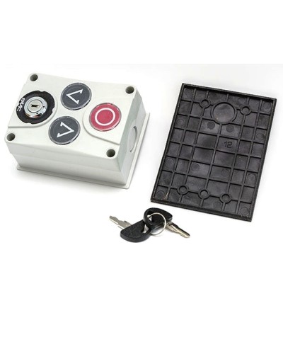 Панель управления 3х кнопочная с ключом Faac 402500 в Рубцовске Устройства радиоуправления для шлагбаумов и автоматики Pintop.ru