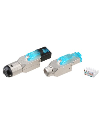 Разъем полевой оконцовки Hyperline PLUD-8P8C-S-C8-SH в Рубцовске Коннекторы и разъемы Pintop.ru