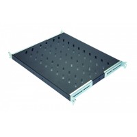 Полка стационарная 1U до 50 кг, 740 мм, черный антрацит Eurolan (60A-01-0A-09BL)