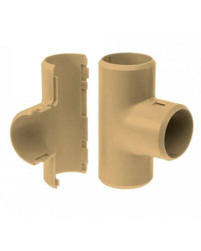 Тройник разборный сосна д20 (50шт/600шт уп/кор) Промрукав (PR13.0288) в Рубцовске Повороты, муфты, тройники Pintop.ru