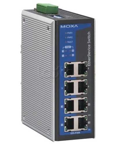 Коммутатор неуправляемый промышленный 8-портовый Moxa EDS-308-T в Рубцовске Коммутаторы Pintop.ru