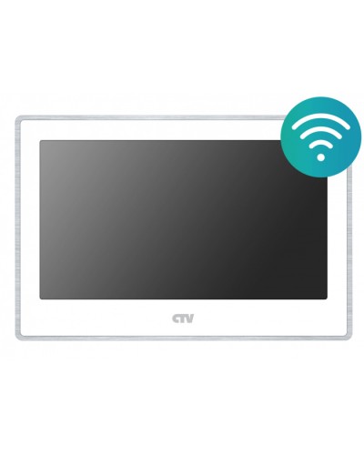 Монитор видеодомофона CTV-M5702NG белый в Рубцовске Абонентские видеоустройства Pintop.ru