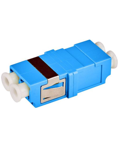 Адаптер оптический LC, OM3, корпус SC без фланцев, дуплексный LANMASTER LAN-2LCS/NF-AM-OM3 в Рубцовске Коннекторы Pintop.ru