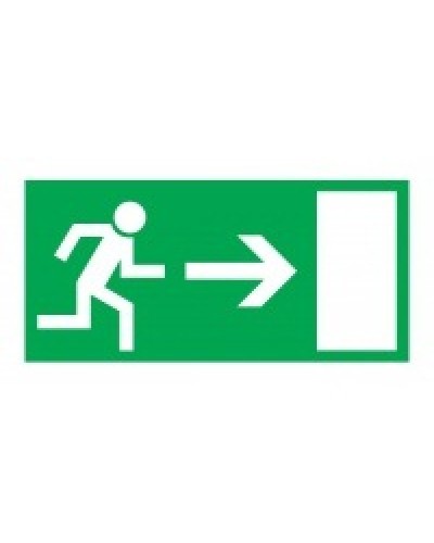 Знак эвакуационный Направление к эвакуационному выходу направо150x300 (5шт/уп) REXANT 56-0028 в Рубцовске Дополнительное оборудование для ОПС Pintop.ru