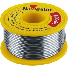 Припой Navigator 93 782 NEM-Pos05-63K-1.5-K100 (ПОС-63, катушка, 1.5 мм, 100 гр)