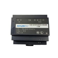 Блок бесперебойного питания для крепления на DIN рейку AccordTec ББП-50 DIN