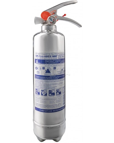 Огнетушитель ПОЖТЕХНИКА ОП-1(з) МИГ нерж. d110 (1А, 13В, С, Е) в Рубцовске Огнетушители Pintop.ru