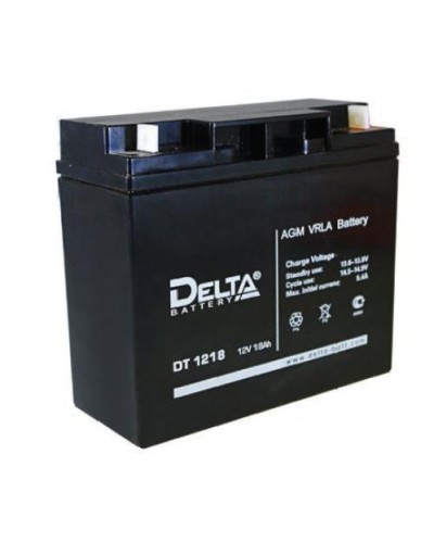 Аккумулятор свинцово-кислотный Delta DT 1218 в Рубцовске Электротехническое оборудование Pintop.ru