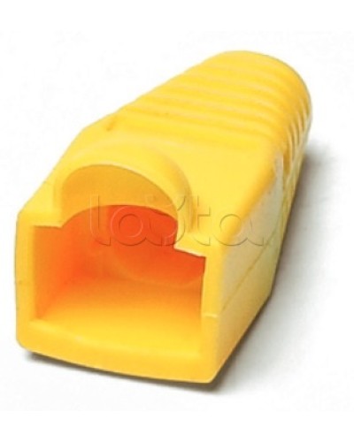 Колпачок изолирующий для разъемов RJ-45 желтый (10шт.) Hyperline BOOT-YL-10 в Рубцовске Коннекторы Pintop.ru