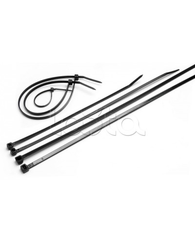 Стяжка нейлоновая неоткрывающаяся, безгалогенная (halogen free), 250x3.6мм, черная, outdoor (100 шт) Cabeus GTOUT-250 в Рубцовске Стяжки-хомуты Pintop.ru