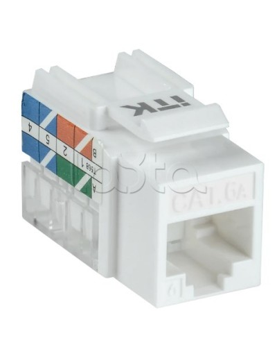Модуль Keystone Jack кат. 6A UTP 110 IDC 90 град. ITK CS1-1C6AU-11 в Рубцовске Модули Keystone Pintop.ru
