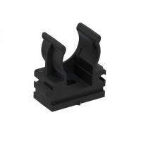 CFQ16 Держатель (клипса) для труб, для монтажного пистолета D16мм, цвет чёрный (50шт) Экопласт (41516BL)