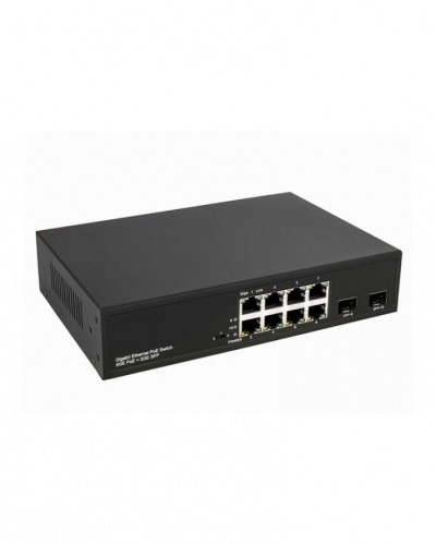 PoE коммутатор Gigabit Ethernet на 8 RJ45 + 2 SFP порта NST NS-SW-8G2G-P в Рубцовске Коммутаторы Pintop.ru