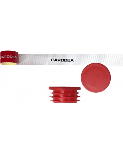Комплект для стрел (наклейки + заглушки) CARDDEX RS-04B в Рубцовске Запчасти для шлагбаумов и автоматики Pintop.ru