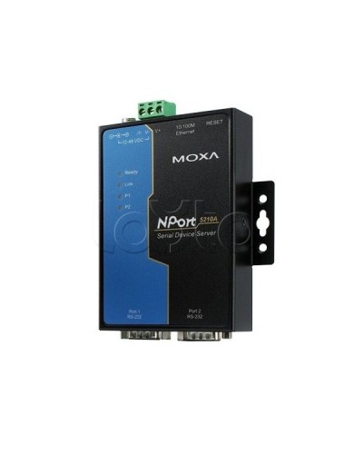 Сервер 2-портовый RS-232 в Ethernet Moxa NPort 5210A-T в Рубцовске Дополнительное оборудование для ОПС Pintop.ru