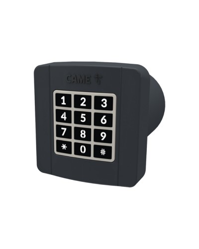 Проводная встраиваемая кодонаборная клавиатура Came 806SL-0290 - SELT2BDG, подключаемая к шине CXN, 12 кнопок, синяя подсветка, RAL7024 в Рубцовске Запчасти для шлагбаумов и автоматики Pintop.ru