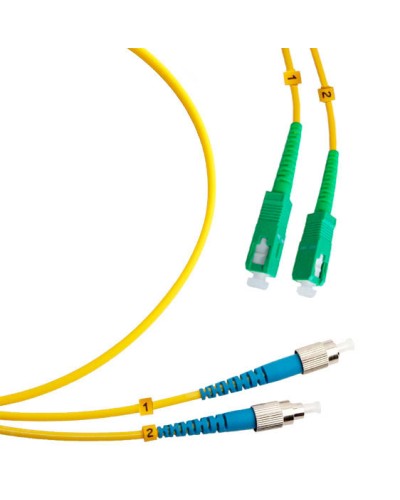 Шнур оптический duplex SC/APC-FC/UPC 9/125 sm 7м LSZH Cabeus FOP(d)-9-SC/APC-FC/UPC-7m в Рубцовске Патч-корды оптические Pintop.ru