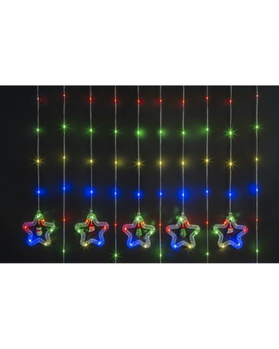 Гирлянда Navigator 95 012 NGF-D035-01 (бахрома звезды и фигурки WW 3*0.6м IP20) в Рубцовске Источники света(Лампы) Pintop.ru