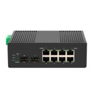 Промышленный управляемый L3/L2+ PoE коммутатор для работы в сложных условиях 8x1000 Мбит/с PoE портов Tantos TSn-8FP10S2MI