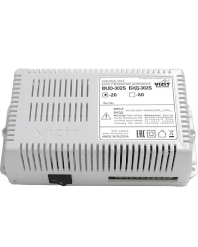 Блок управления и питания Vizit БУД-302S-20 в Рубцовске Блоки управления многоабонентные Pintop.ru