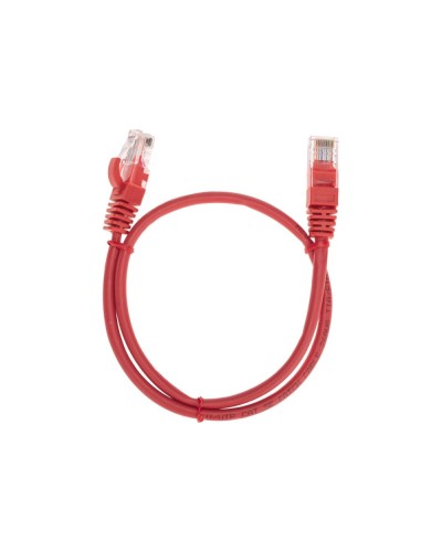 Патч-корд U/UTP, CAT 5e, RJ45-RJ45, 26AWG, LSZH, красный, 0,5м REXANT 02-0103-05 в Рубцовске Патчкорды (медные) Pintop.ru