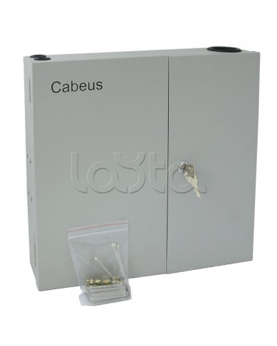 Бокс оптический настенный 19 на 16 SC/2xLC портов Cabeus FO-WL-16SC-K в Рубцовске Кросс оптический Pintop.ru