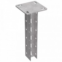 Стойка двойная потолочная 45х30х600 пятка 120х120 Промрукав (PR08.5149)