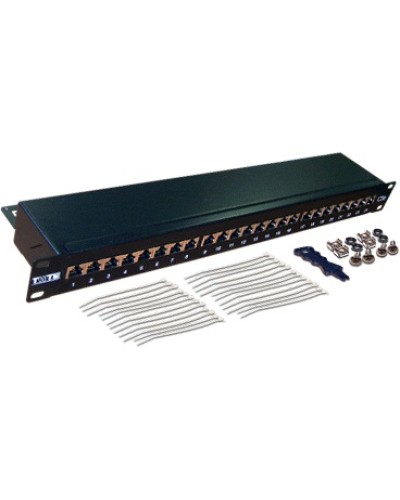 Патч-панель 1U, 24 порта, STP TWT TWT-PP24STP в Рубцовске Патч панель Pintop.ru