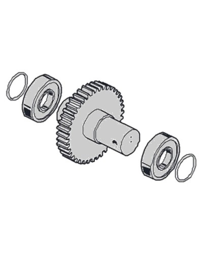 Вал выходной G4040 G4041 Came 119RIG181 в Рубцовске Запчасти для шлагбаумов и автоматики Pintop.ru