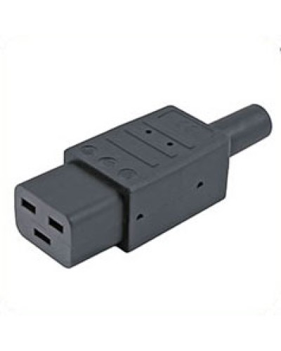 Разъем IEC 60320 C19 220В 16A на кабель Hyperline CON-IEC320C19 в Рубцовске Коммутационные изделия Pintop.ru