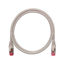 Шнур коммутационный 2хRJ45/8P8C S/FTP кат.6 (NMC-PC4SE55B-020-C-GY) NIKOMAX (2 м)