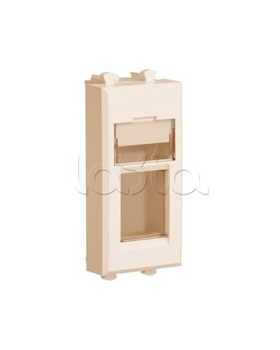 Адаптер для Keystone Ванильная дымка Avanti, 1 мод DKC 4405201 в Рубцовске Аксессуары для стоек и шкафов Pintop.ru