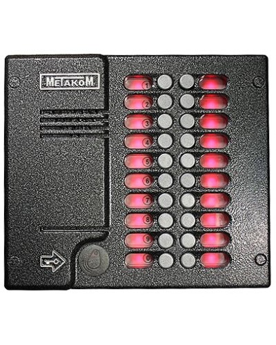 Блок вызова домофона Метаком MK20.2-RFEV в Рубцовске Вызывные видеопанели малоабонентные Pintop.ru