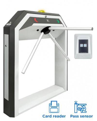 CARDDEX Комплект тумбового турникета со встроенным картоприемником STR-03KEC в Рубцовске Турникеты Pintop.ru