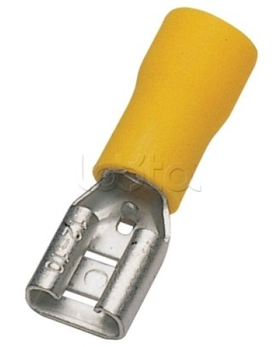 Клемма плоская изолированная 4-6 мм² (КПИ гнездо - 7.4мм) (100шт/уп) REXANT 08-0451 в Рубцовске Клеммные колодки Pintop.ru