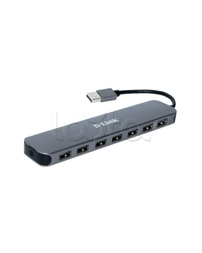 Концентратор с 7 портами USB 2.0 D-Link DUB-H7/E1A в Рубцовске Дополнительное оборудование для сетей Pintop.ru