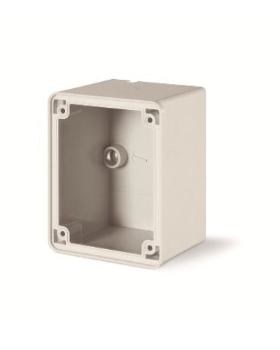 Коробка для настенного монтажа розеток с фланцем 84*106 мм DKC DIS5700032 в Рубцовске Распределительные коробки Pintop.ru